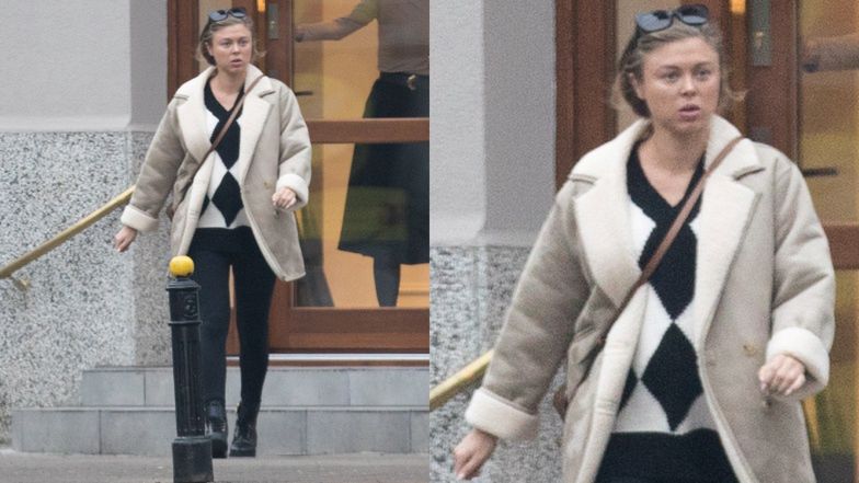 Joanna Opozda z coraz większym ciążowym brzuszkiem