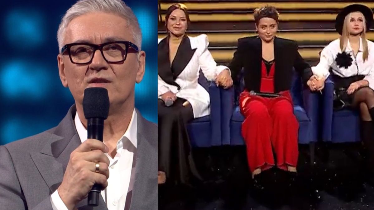 Artur Orzech i finalistki "Szansy na sukces"