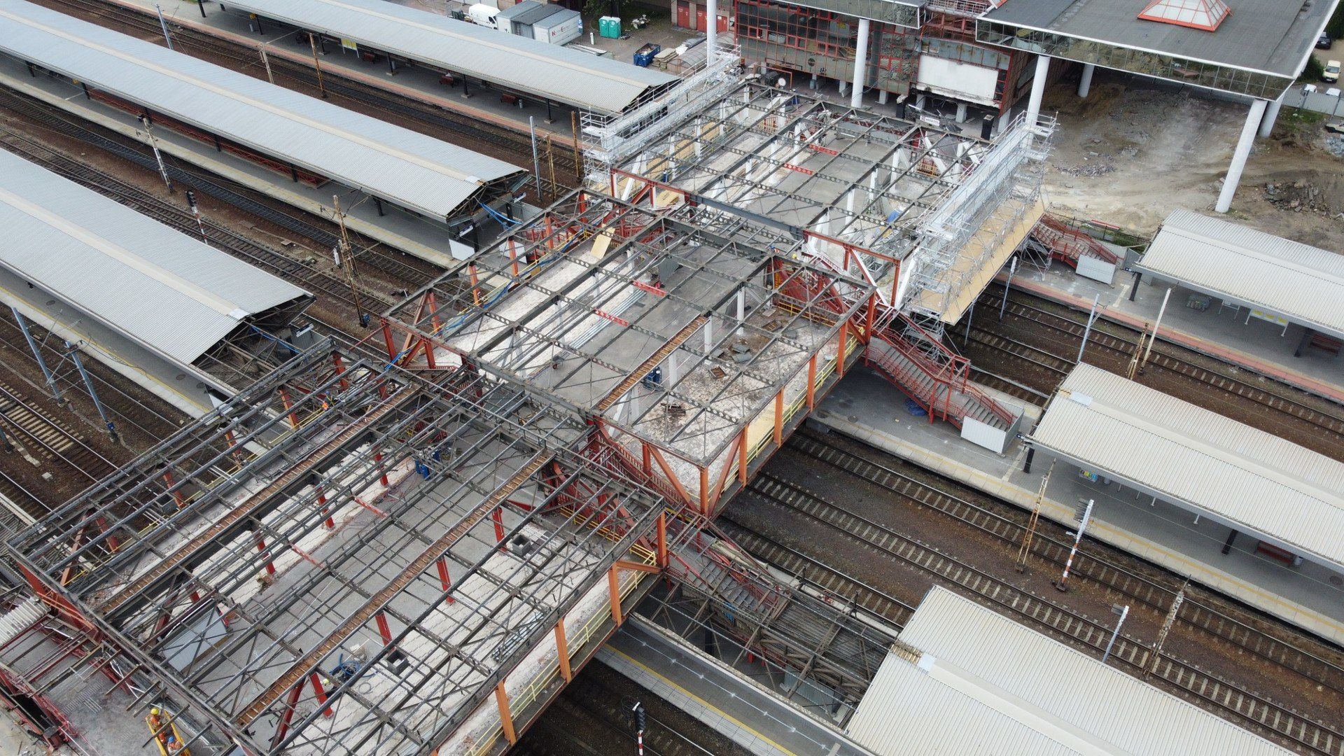 Rozbiórka Dworca PKP w Częstochowie