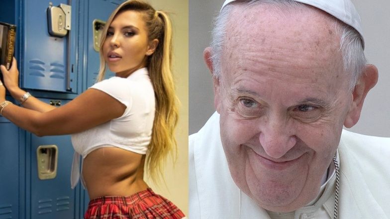 Papież Franciszek polajkował zdjęcie instamodelki