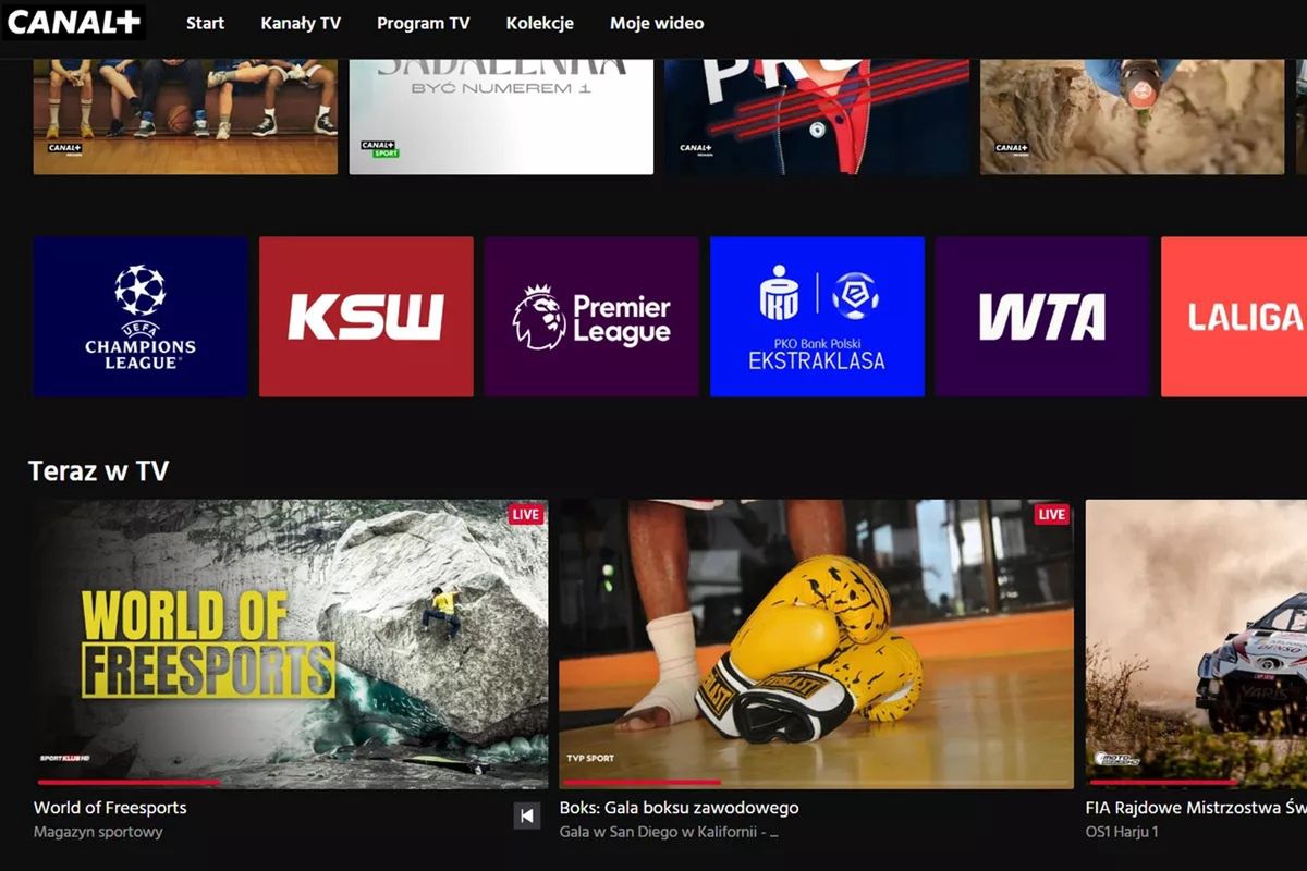Sport napędza streaming. Nowy raport o rynku VoD