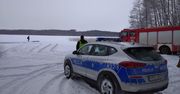 Choczewo. Lód nie wytrzymał, auto poszło na dno
