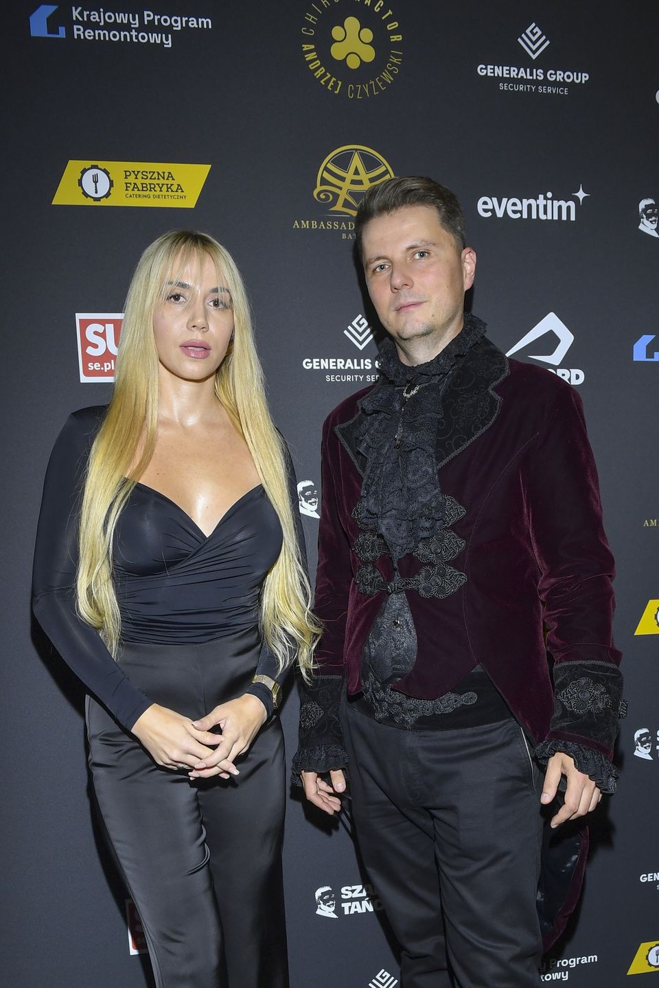 Marianna Schreiber i Piotr Korczarowski na ściance