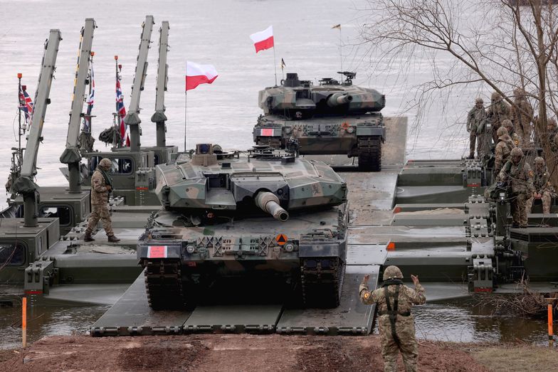 Na zdjęciu manewry NATO Dragon 24, Gniew, marzec 2024 roku
