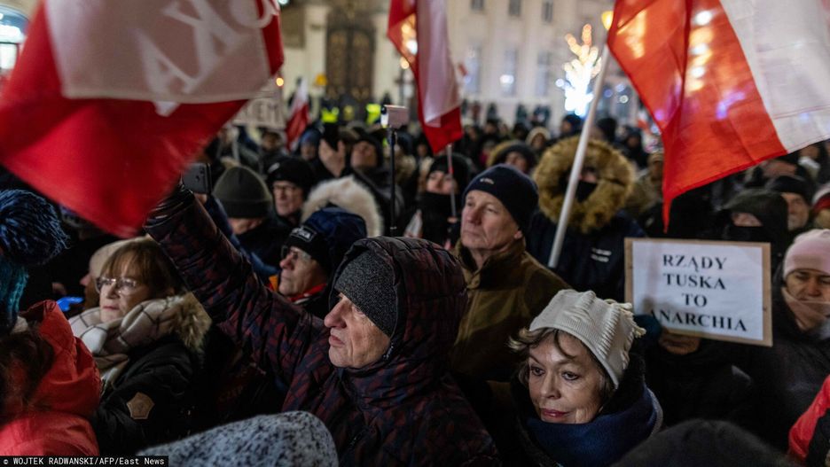 Środowy protest przed Pałacem Prezydenckim