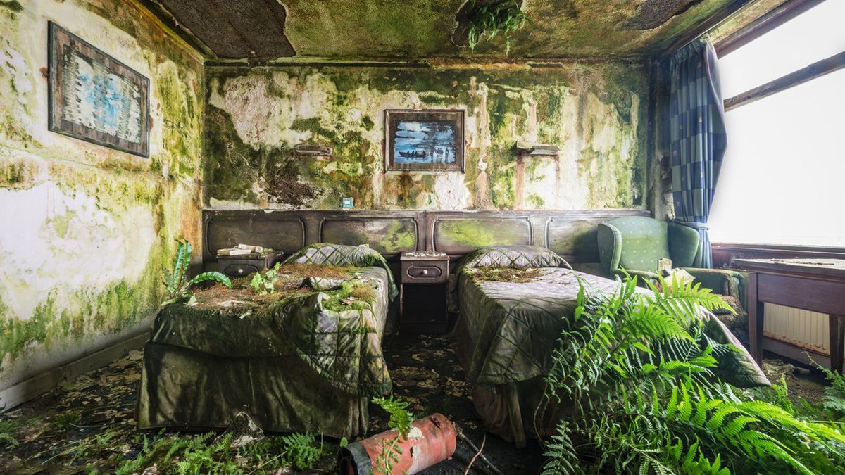 Opuszczony hotel w Irlandii