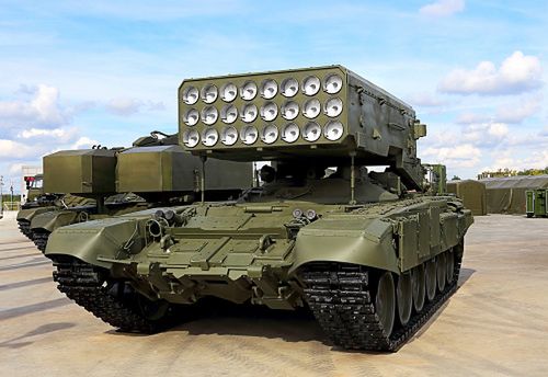 Ukraina oskarża Rosję. Wojsko Putina wykorzystuje ciężki miotacz ognia TOS-1
