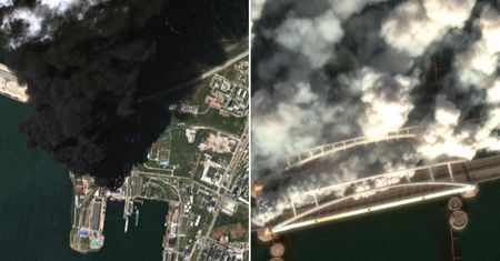 Zdjęcia satelitarne nie kłamią. Tak wygląda Krym po atakach