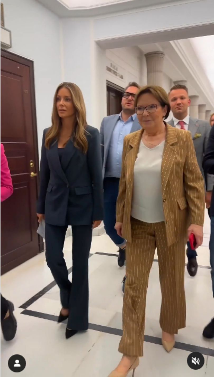 Małgorzata Rozenek pojawiła się w Sejmie
