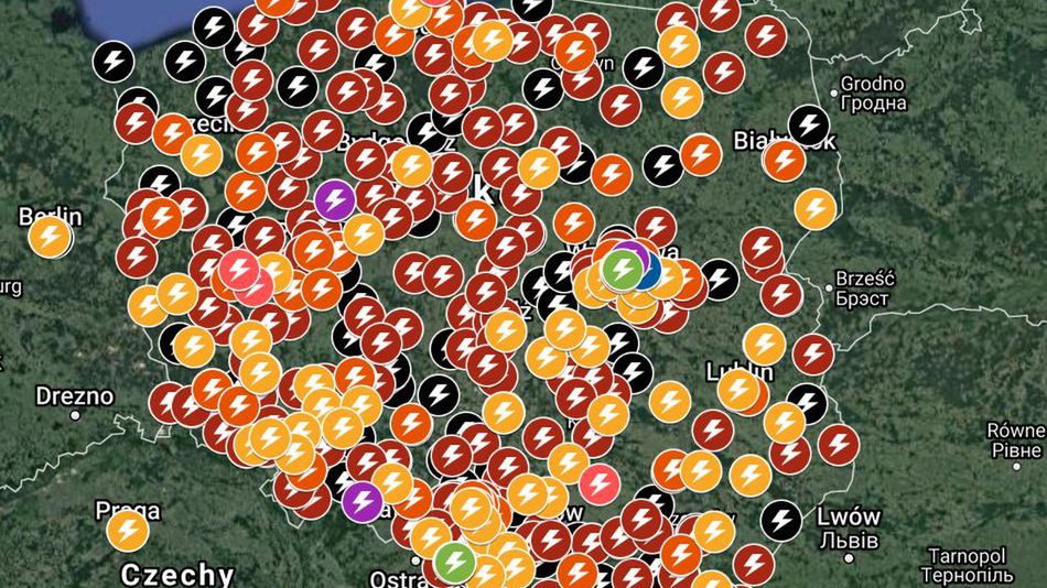 Interaktywna mapa strajków.