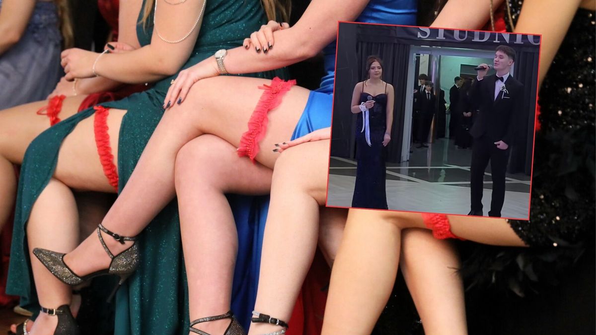 Uczniowie z Ostrołęki wykonali na studniówce hit Męskiego Grania