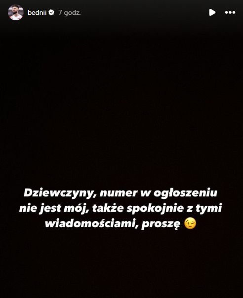 Na zdjęciu: apel Bartosza Bednorza