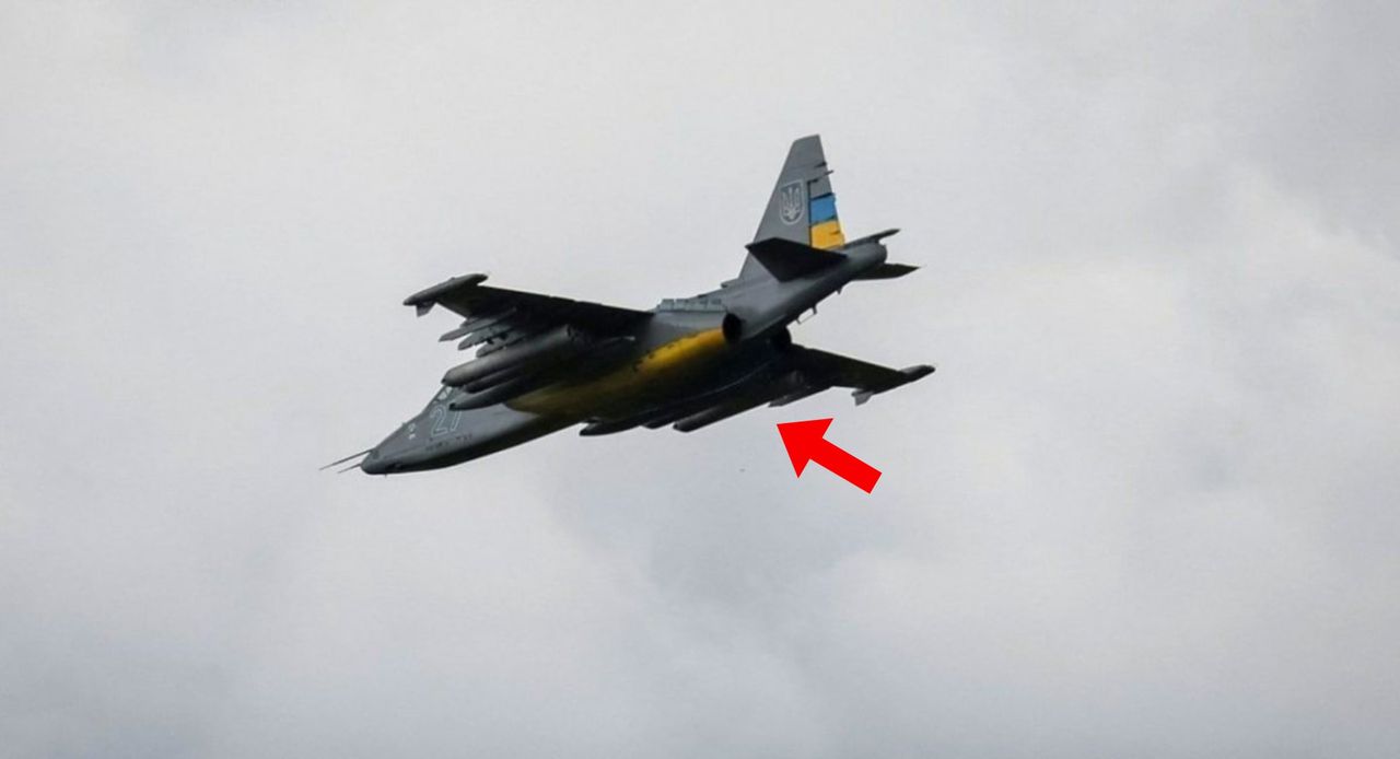 Mysterious Su-25 bomber with French AASM Hammer spotted in Ukraine