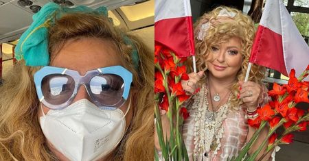 Patriotka Magda Gessler z flagami Polski namawia do odpowiedzialności w obliczu pandemii: "Tu nie chodzi o poglądy!"