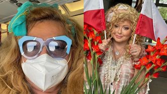 Patriotka Magda Gessler z flagami Polski namawia do odpowiedzialności w obliczu pandemii: "Tu nie chodzi o poglądy!"