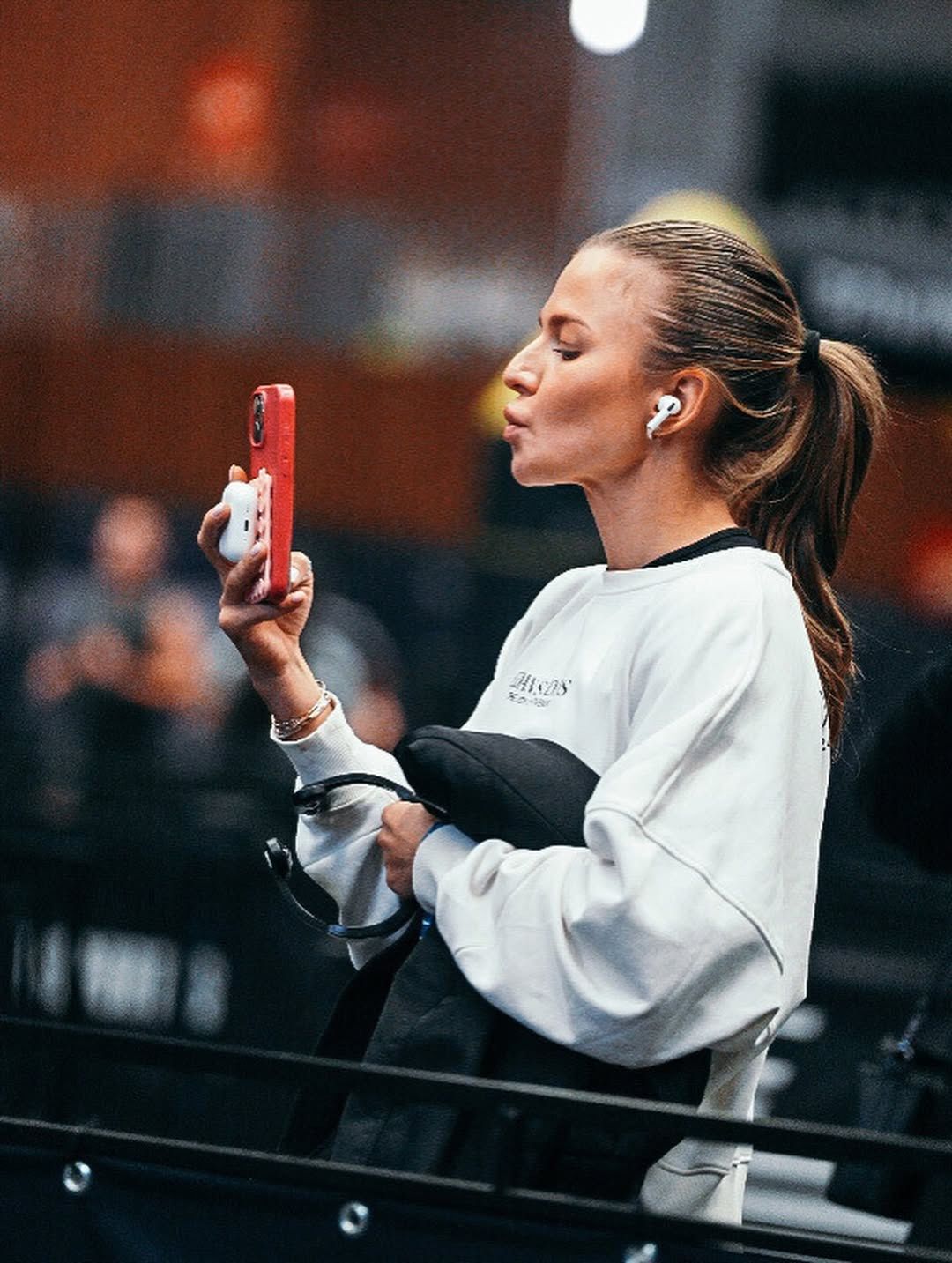 Lewandowska wystartowała w zawodach z przystojnym Hiszpanem