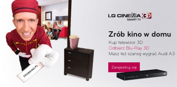 Gratisowa promocja LG (fot. zrobkino.pl)