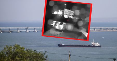 Celne uderzenie Ukrainy. Rosyjski tankowiec SIG trafiony, jest wideo