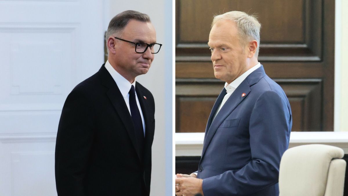Andrzej Duda i Donald Tusk