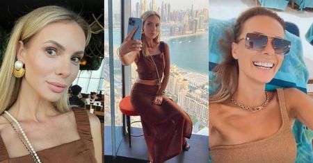 Izabela Janachowska korzysta z uroków majówki w Dubaju: pałaszowanie sushi, relaks na leżaczku, torebka Chanel... (ZDJĘCIA)