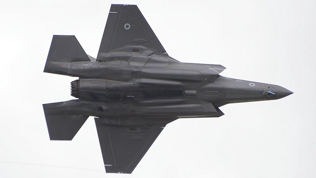 Brytyjski myśliwiec F-35B
