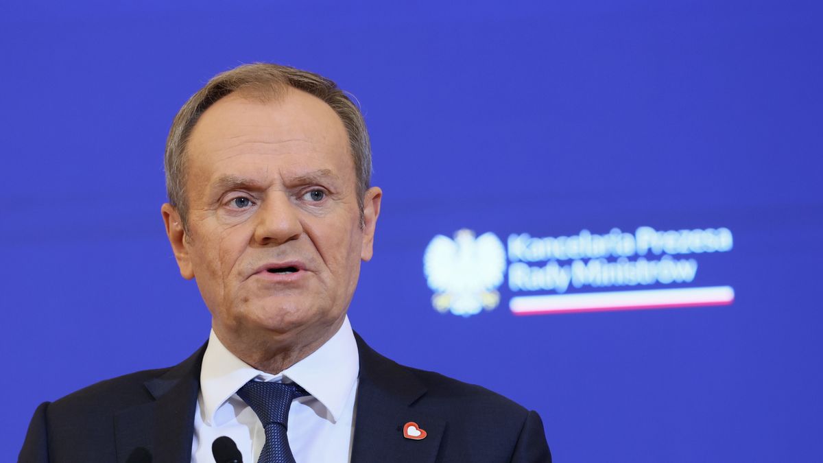 Warszawa, 27.12.2023. Premier Donald Tusk podczas konferencji prasowej po posiedzeniu rządu, 27 bm. w KPRM w Warszawie. (sko) PAP/Leszek Szymański