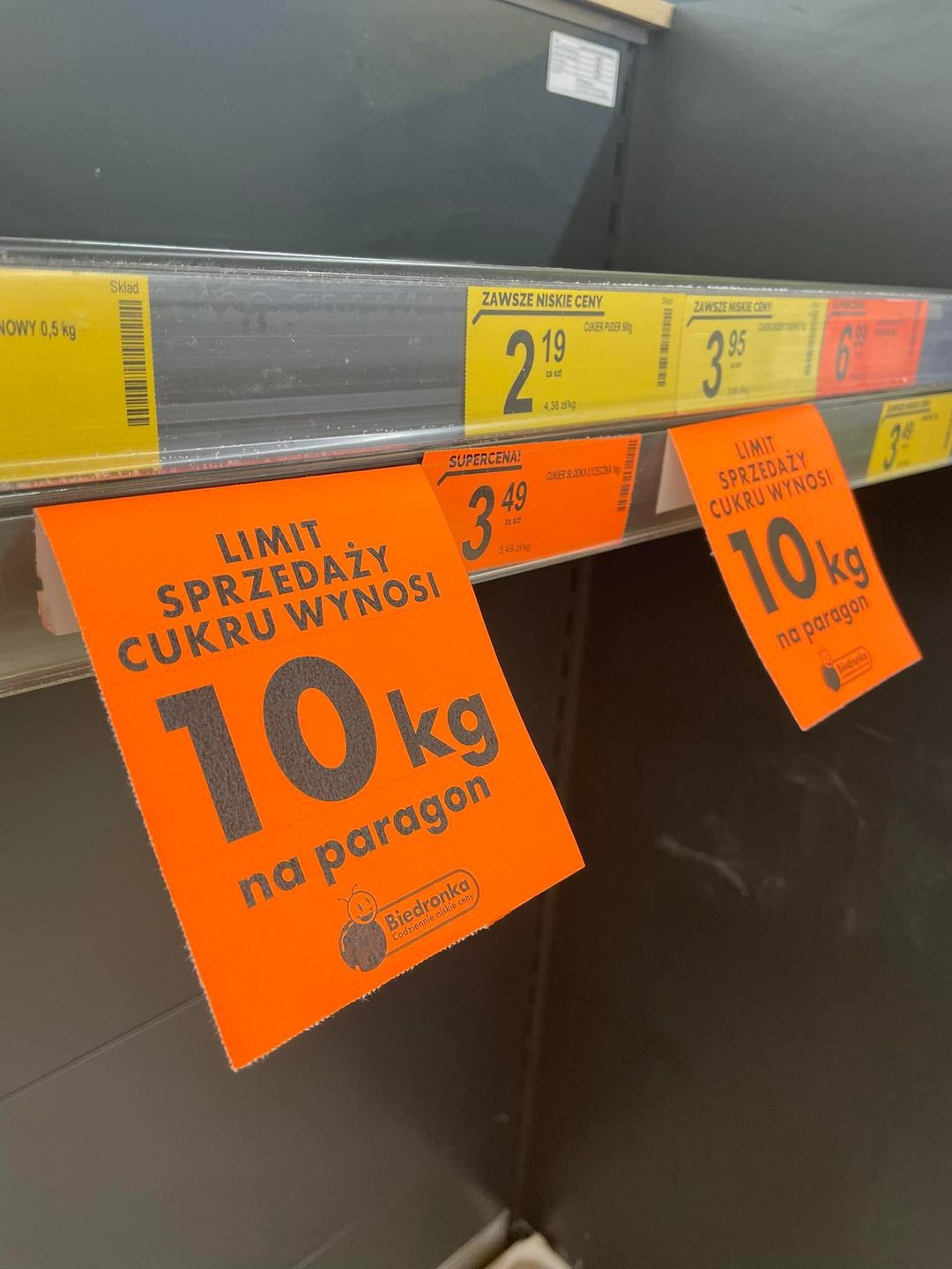 Limity dla klientów w Biedronce