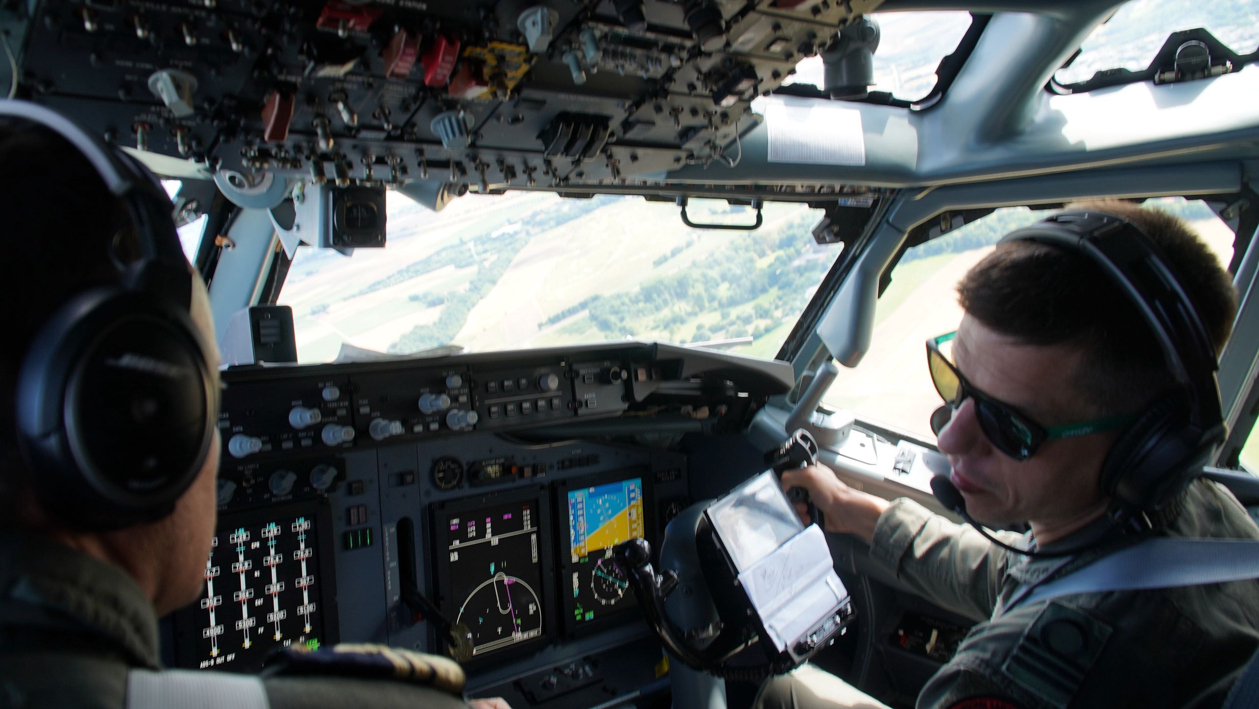Lot samolotem AWACS 