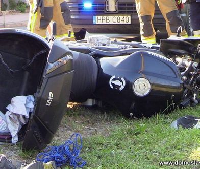 Mniej wypadków motocyklistów w I połowie 2023 r., ale były one groźniejsze