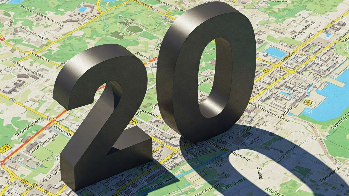 20 lat Map Google