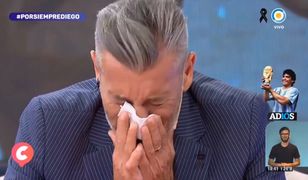 Program leciał na żywo. Nagle zaczął łkać