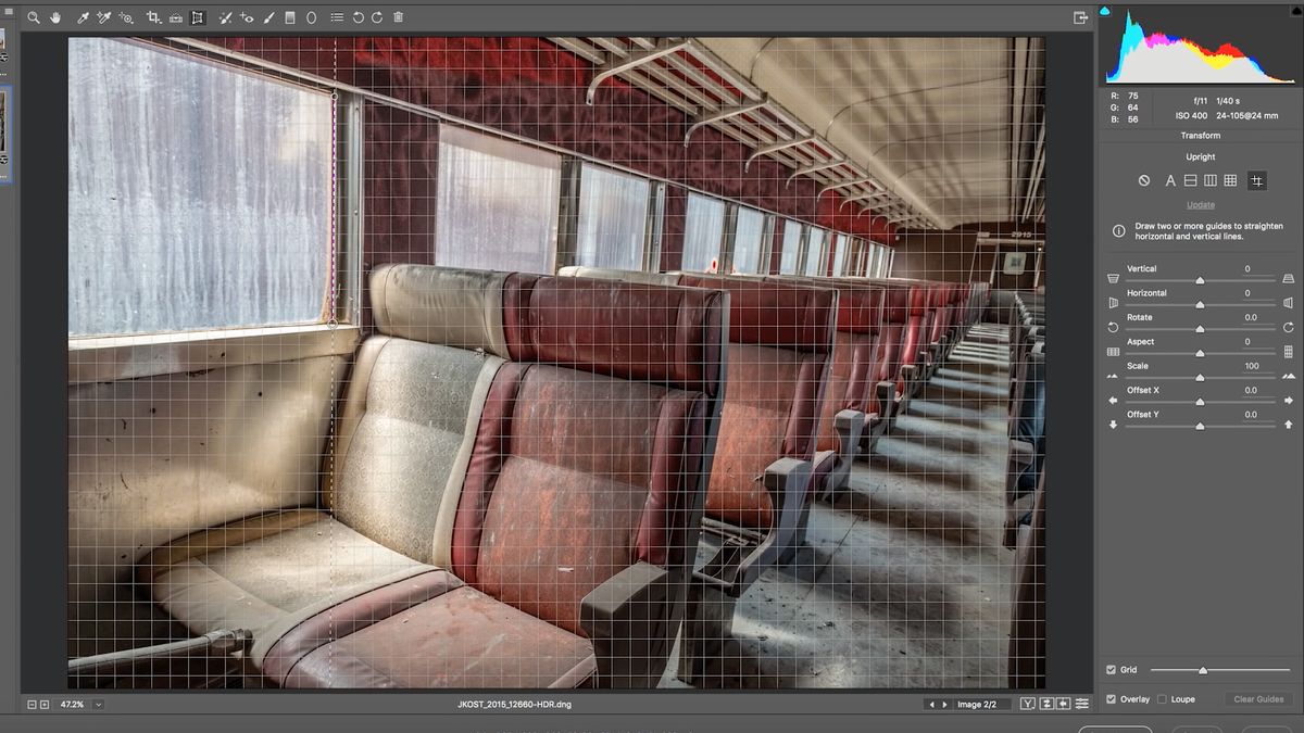 Guided Upright - nowa funkcja w Lightroomie i Camera Raw, która pomaga korygować prerspektywę 1