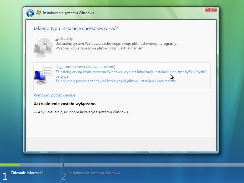 Instalacja Windows Vista krok po kroku 8