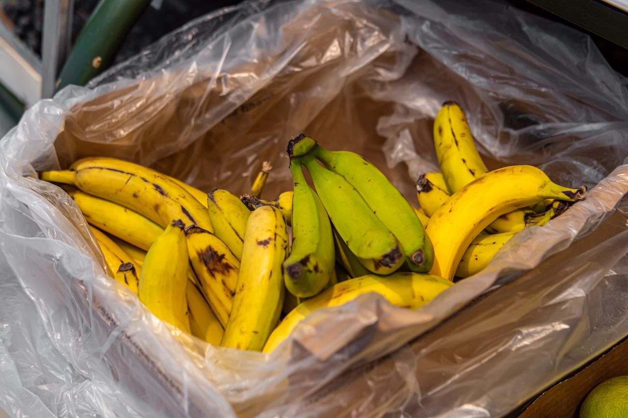 The cling film trick to keep bananas fresh longer