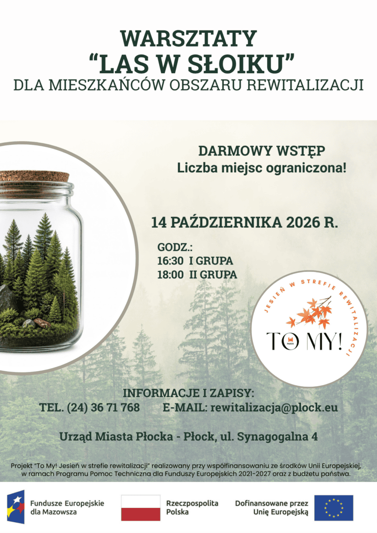 Bezpłatne warsztaty "Las w słoiku" 