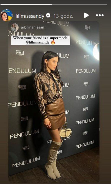 Sandra Dziwiszek w eleganckiej stylizacji