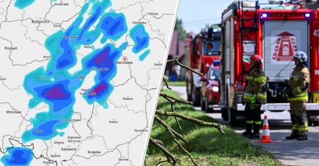Trąba powietrzna pod Warszawą. Są nagrania