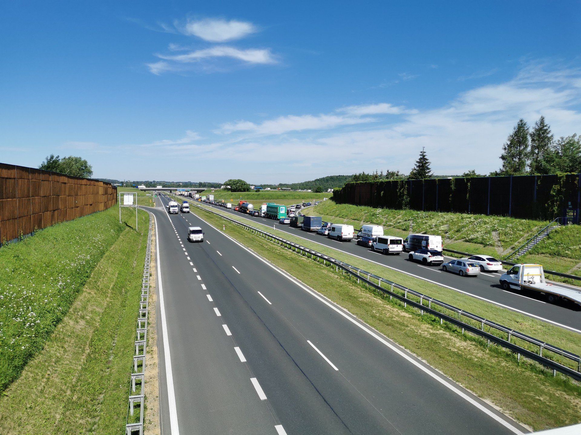Rucha na autostradzie A4 jest coraz większy