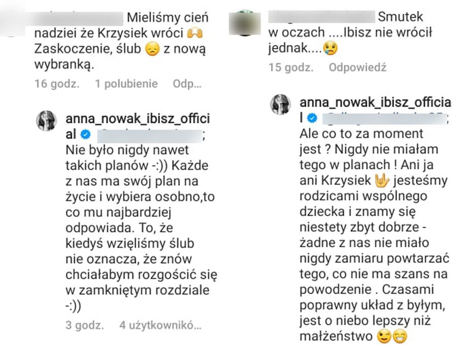 Anna Nowak-Ibisz odpowiada na komentarze fanów 