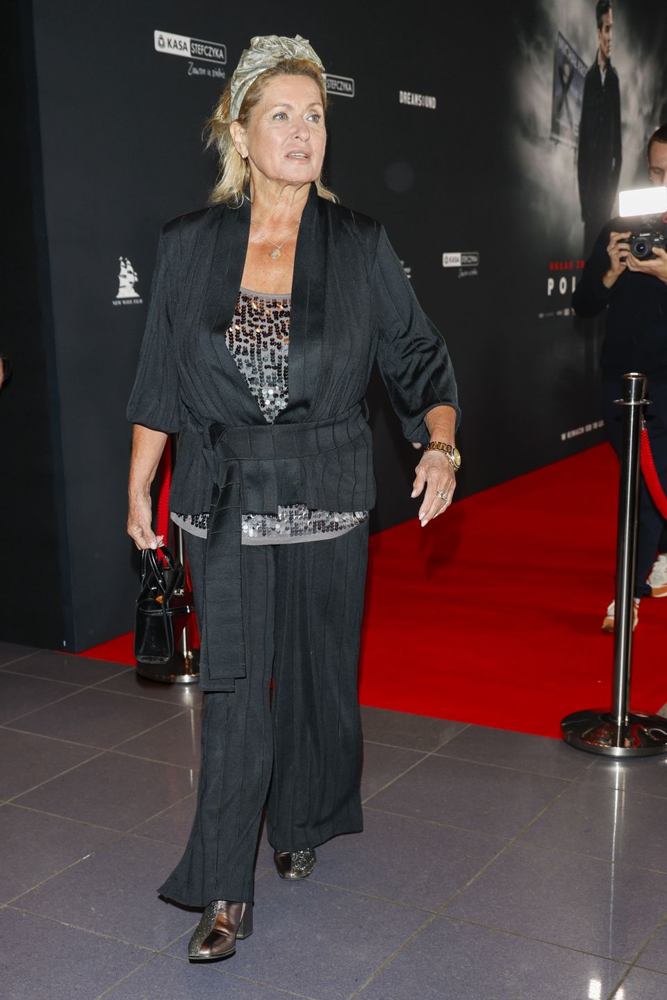 Ewa Kasprzyk na premierze filmu
"Polowanie" 