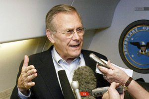 Donald Rumsfeld odwołuje wizytę w Afganistanie