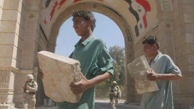 Prace porządkowe na ulicach Bagdadu