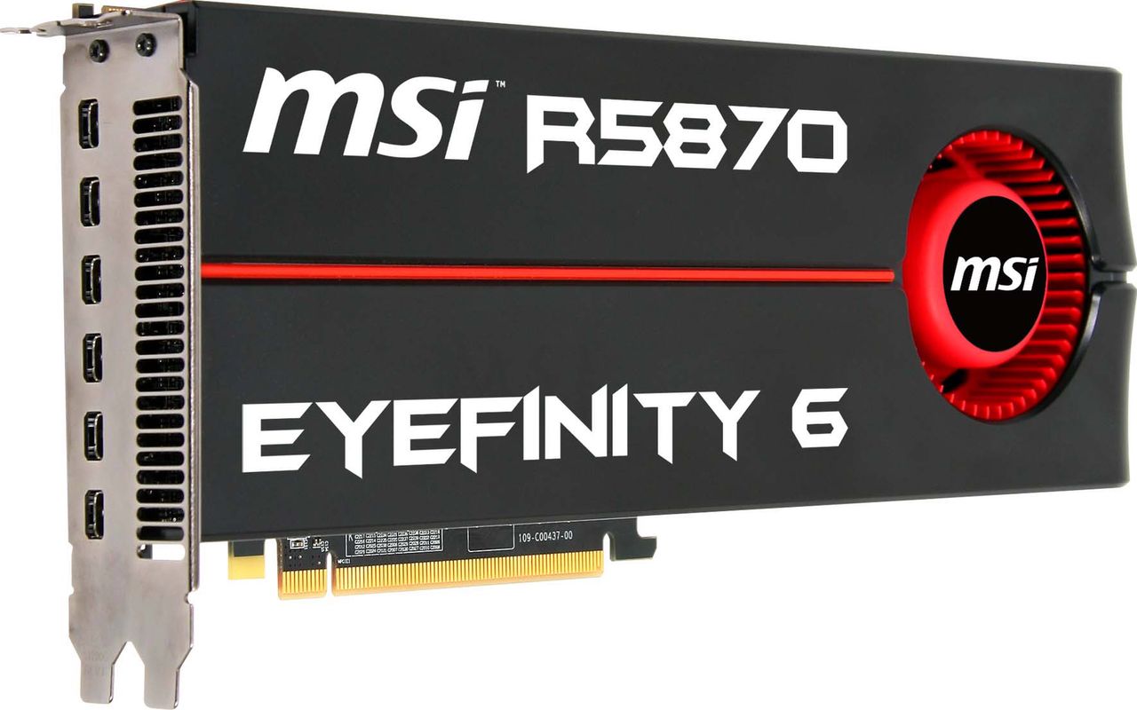 Nowa seria kart graficznych R5870 Eyefinity 6 od MSI