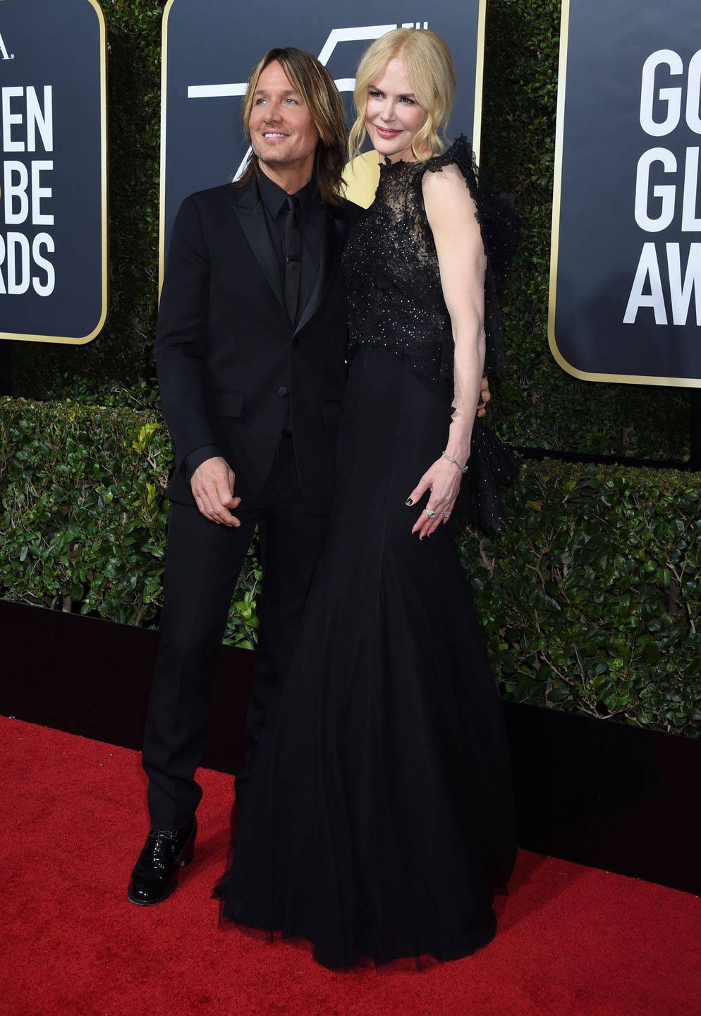 Keith Urban i Nicole Kidman - Złote Globy 2018