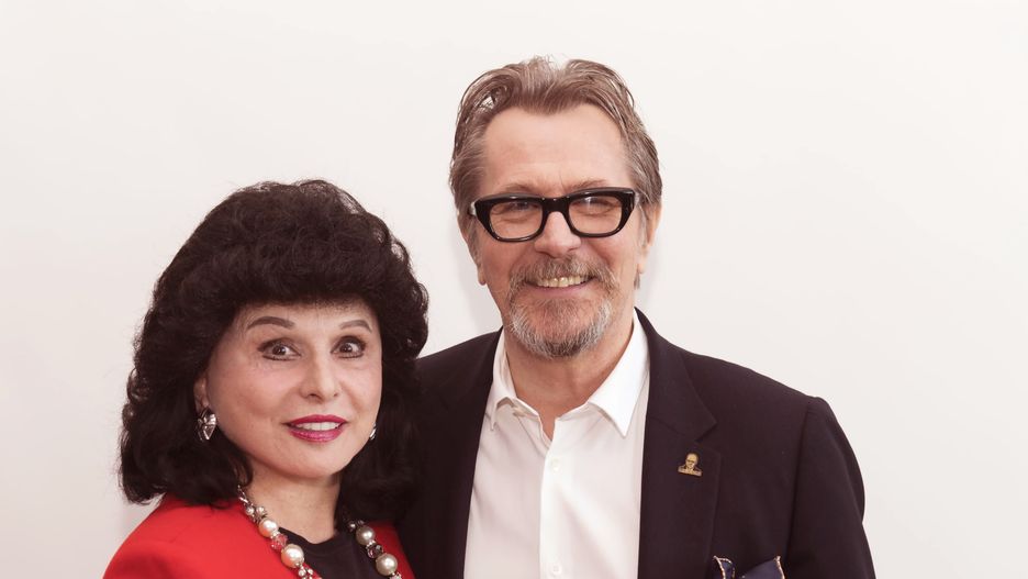 Yola Czaderska-Hayek i Gary Oldman