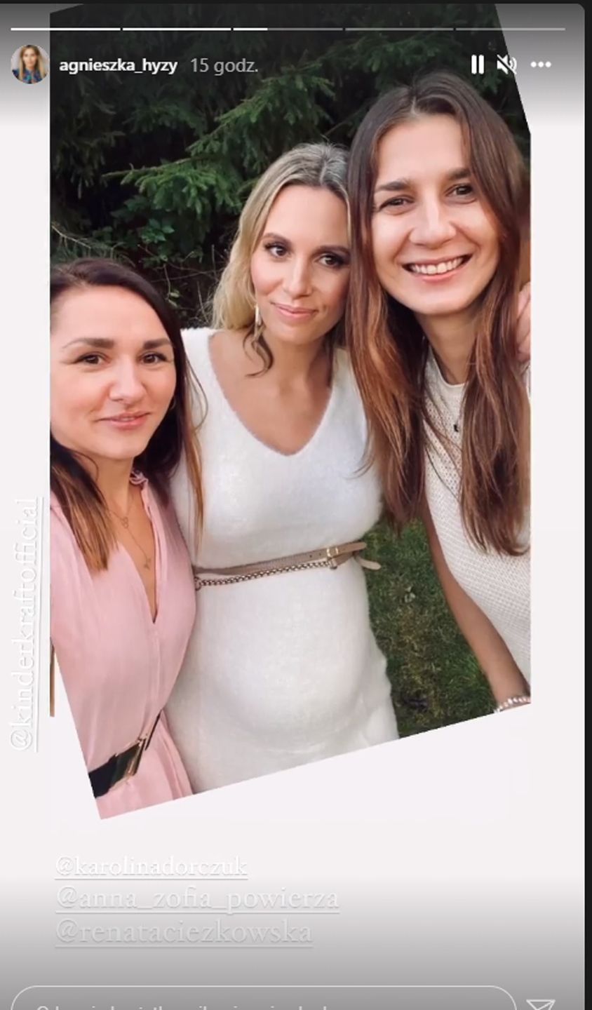 Agnieszka Hyży baby shower