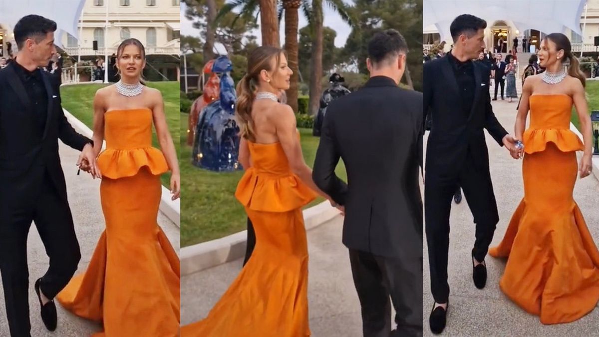 Anna Lewandowska bardzo poświęciła się, by wyglądać spektakularnie w Cannes. Kulisy pokazały, ile problemu sprawiła jej pomarańczowa sukienka