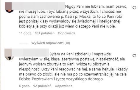 Paulina Smaszcz -Kurzajewska - kursantki komentują