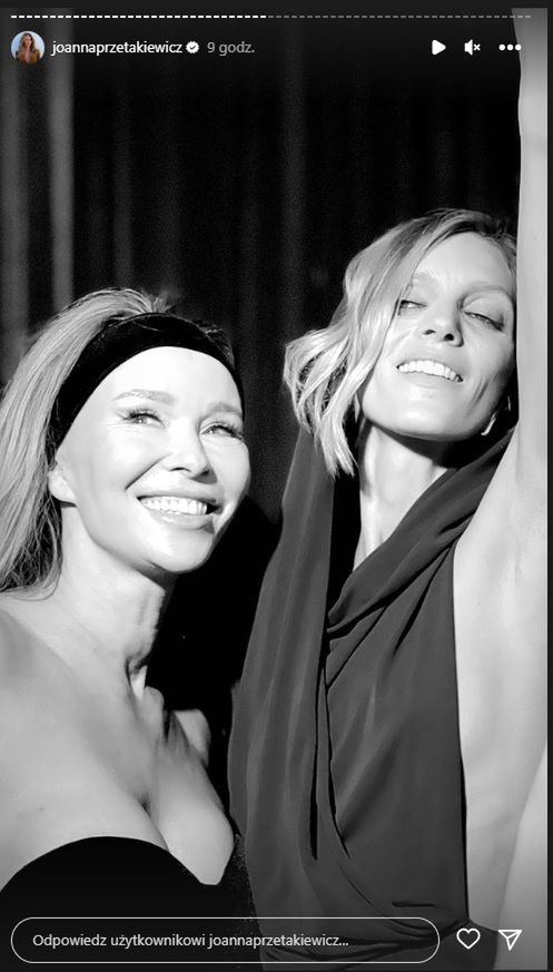 Anja Rubik - Urodziny Joanny Przetakiewicz