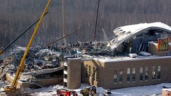 Na terenie Parku Wodnego Transvaal w Moskwie trwa akcja ratunkowa